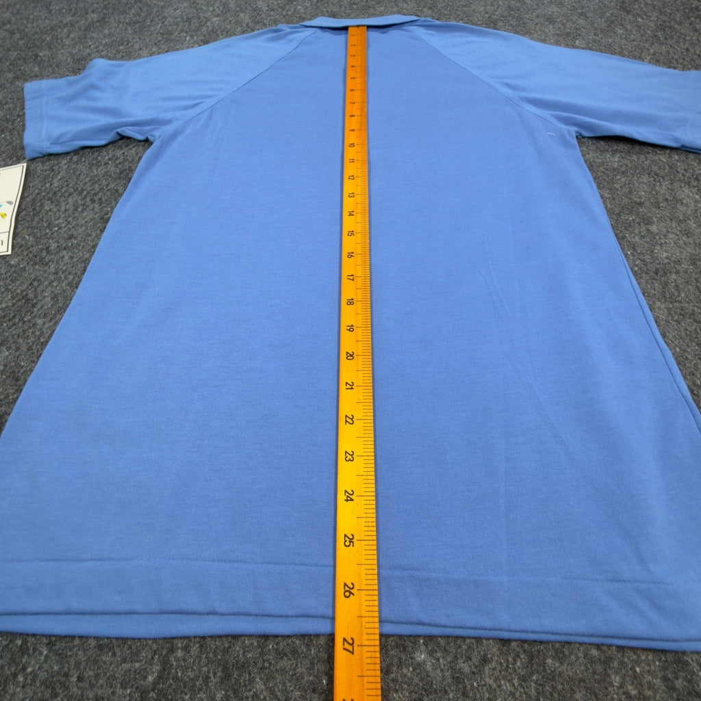Jantzen Polo Shirt Mens Small Blue Poly Cotton Golf Deadstock NWT 2M506 - take2supply