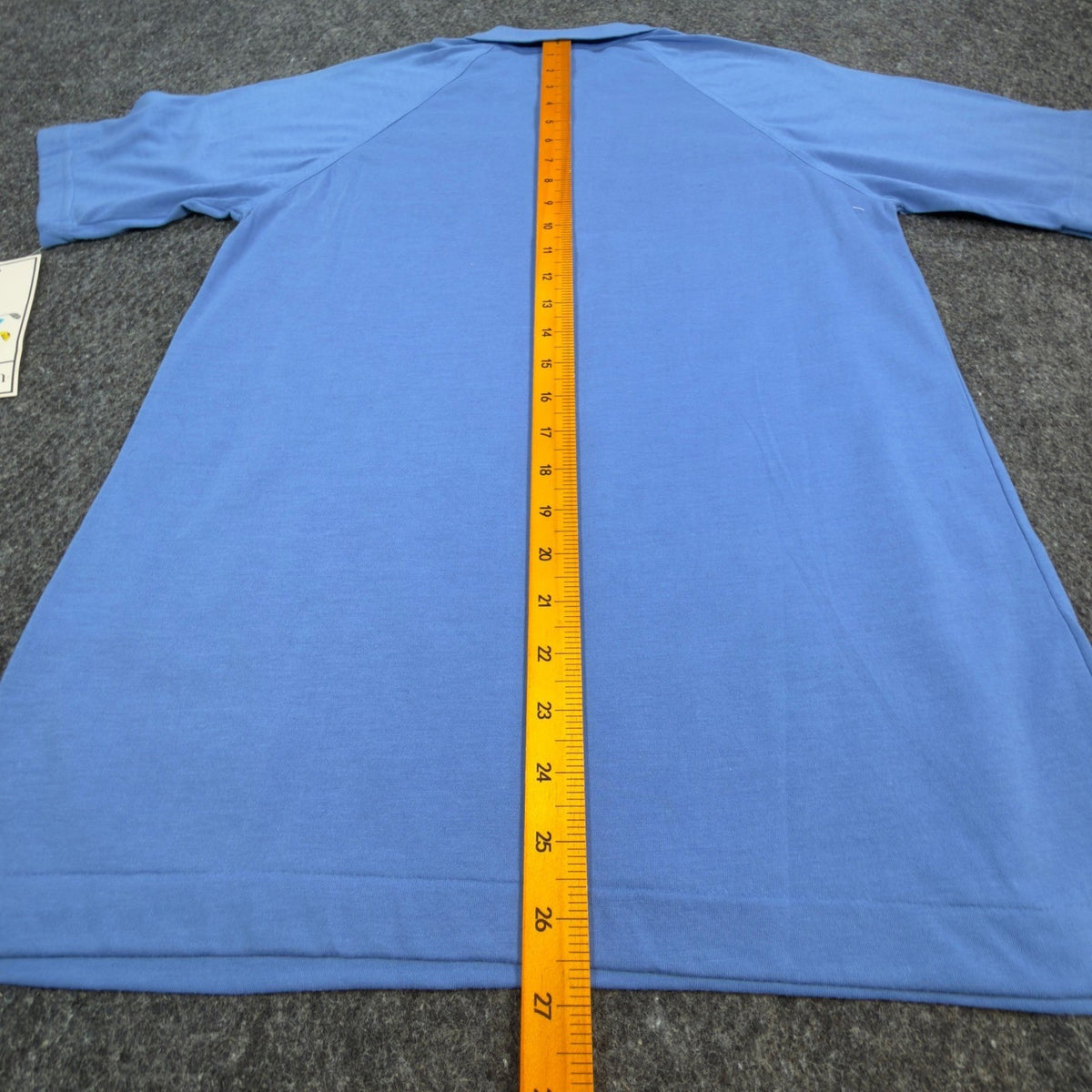 Jantzen Polo Shirt Mens Small Blue Poly Cotton Golf Deadstock NWT 2M506 - take2supply