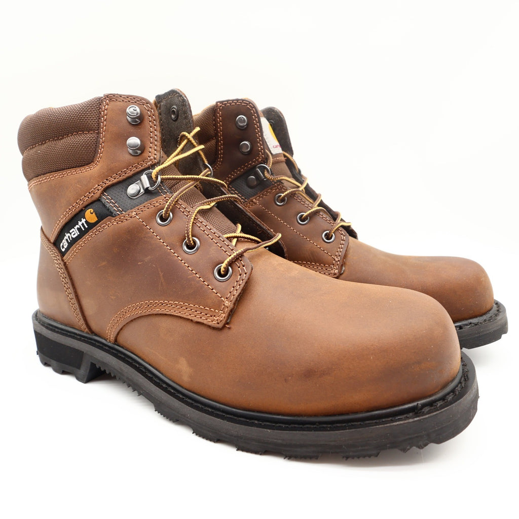 Carhartt Mens Modern 6 Inch Leather Soft Toe Work Boots Brown 11 M NIB CMW6174 - take2supply