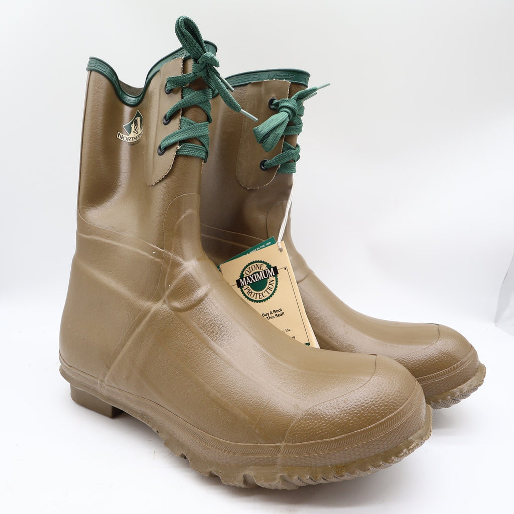 ```Northerner Vintage 3-Eyelet Goer Boots Mens 13 Brown Rubber NWT``` - take2supply