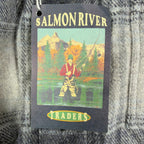 Salmon River Traders Plaid Flannel Shirt Mens XL Grey Wool Blend NWT C471 - take2supply