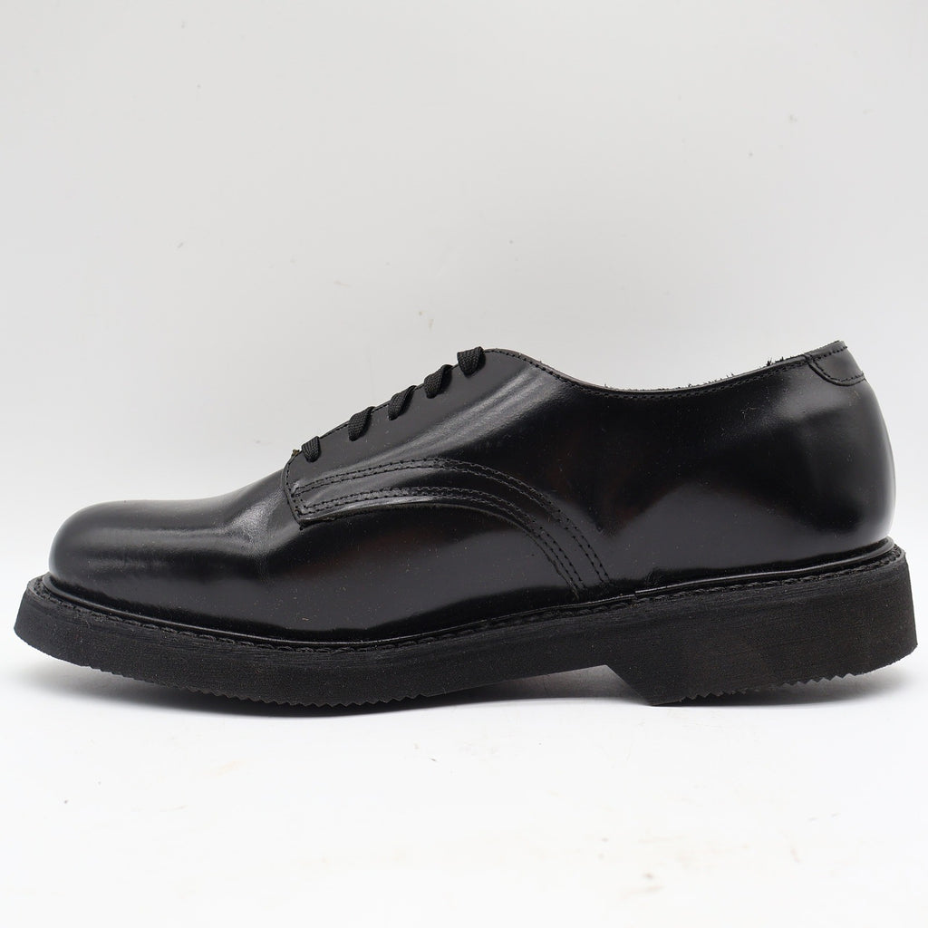 Carolina Uniform Service Oxford Mens 8.5 EE Wide Black Leather Shoes USA Made 32 - take2supply