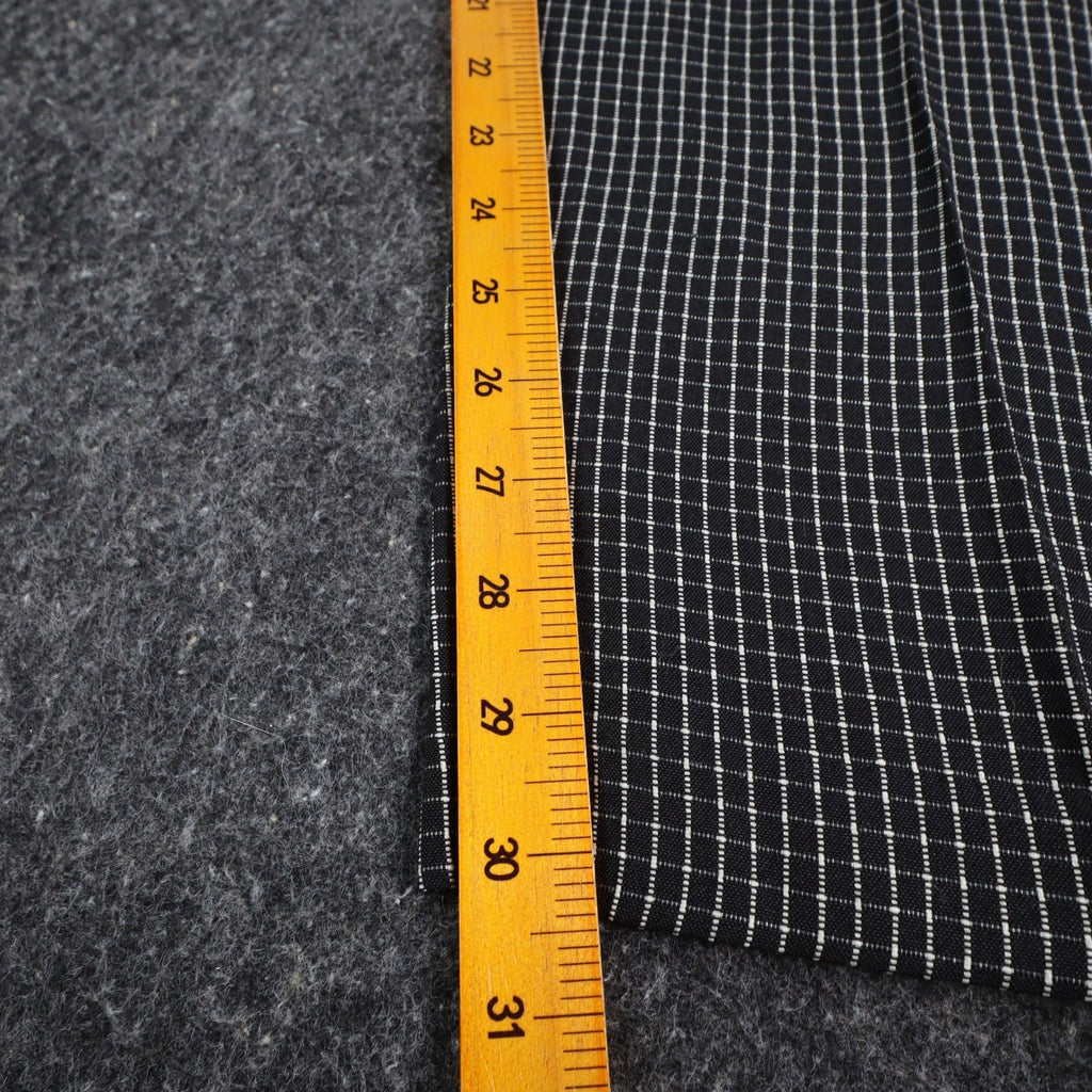 Southern Lady Pants Womens Large Black White Grid Check Elastic Waist NWT NOS - take2supply