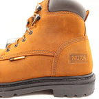 Worx 5606 Steel Toe Work Boots Mens 8.5 Brown Leather Waterproof NWT - take2supply