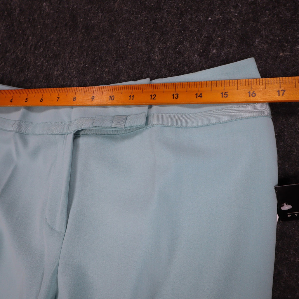 AGB Byer California Pants Womens 10 Y2K Light Blue Wide Leg Stretch Trousers NEW - take2supply