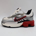 Nike Shox Turbo 8 TD Toddler 4.5C 2008 Silver Red Running Shoes 344934-101 - take2supply