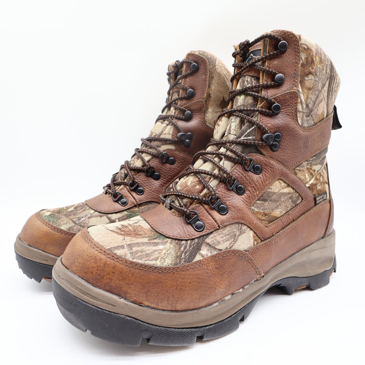 Rocky ErgoTuff Boots Mens 10M Camo 400g Thinsulate Waterproof FQ0004764 NIB - take2supply