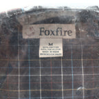 Foxfire Shirt Mens M Navy Windowpane Plaid Cotton Blend Button Down Collar NWT - take2supply