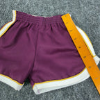 Vintage 80s Dolphin Shorts Baby 9 Months Purple Yellow White Retro Gym New - take2supply