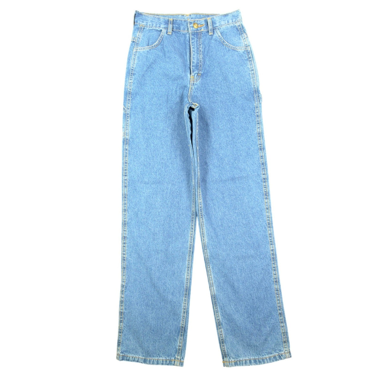 Key Vintage Carpenter Jeans Kids 16S Blue Cotton Denim Deadstock NWT C701 - take2supply