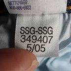 Tommy Hilfiger Jeans Womens 8 Vintage 2000s Low Rise Stretch Blue Floral Belt - take2supply