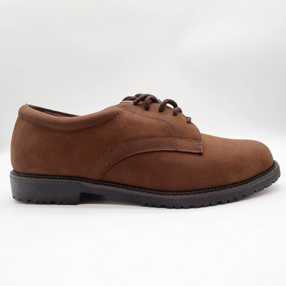 Nunn Bush Portland Bucks Mens 10.5 W Vintage Brown Oiled Leather Oxford Shoes - take2supply