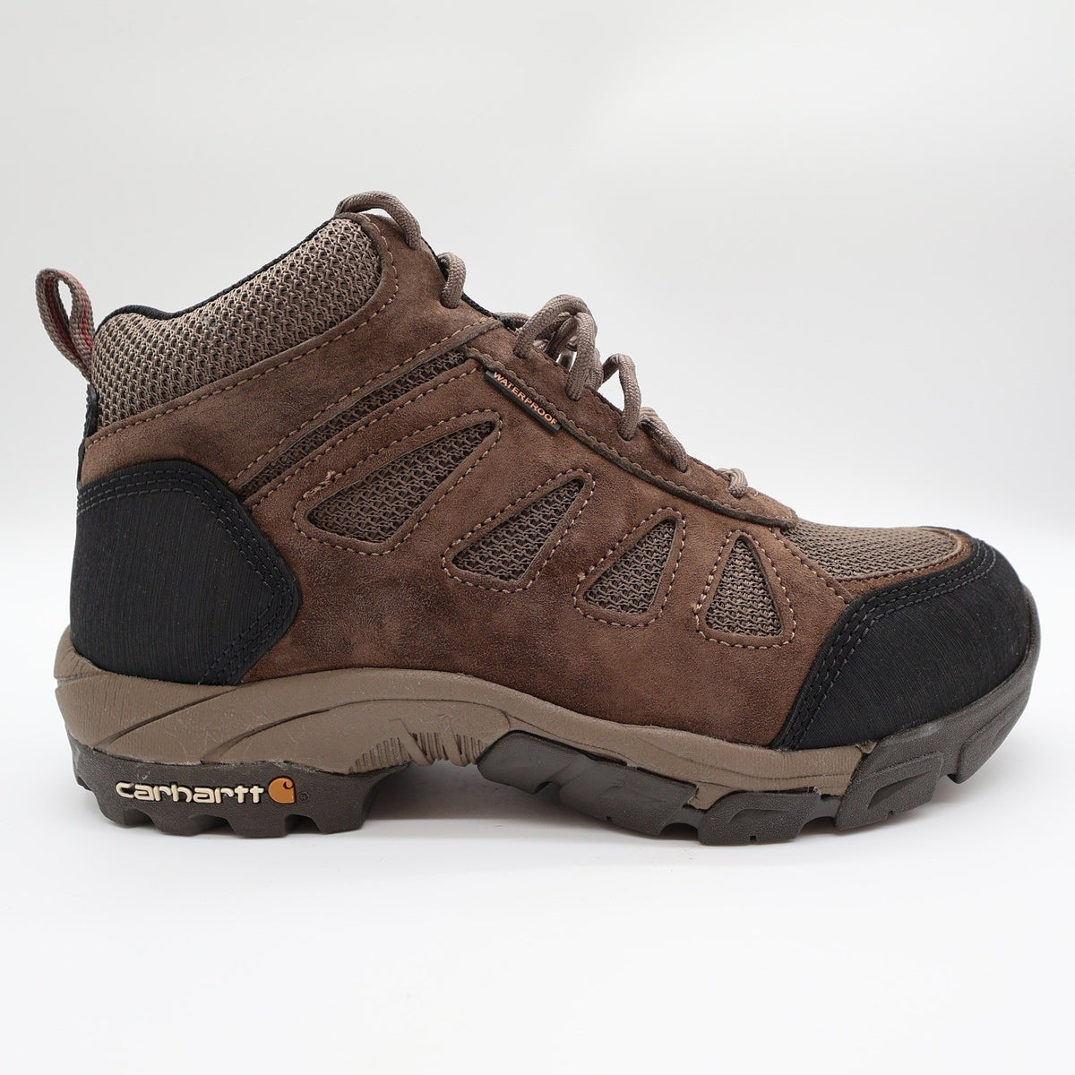 Carhartt CWH4120 Women 9M Lightweight Waterproof Work Hiker Boots Brown Soft Toe - take2supply