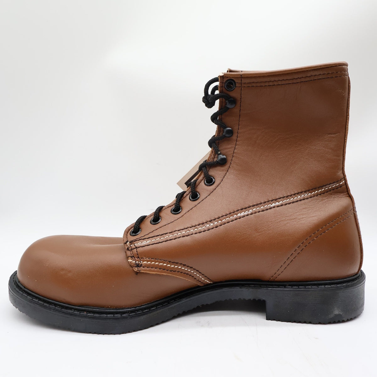 Walker Vintage 709 Work Boots Mens 12 D Brown Leather Deadstock New NIB USA Made - take2supply