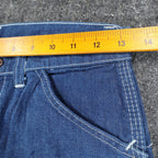 Dee Cee Rappers Jeans Womens 16 Regular Vintage Deadstock Blue Cotton USA Made - take2supply