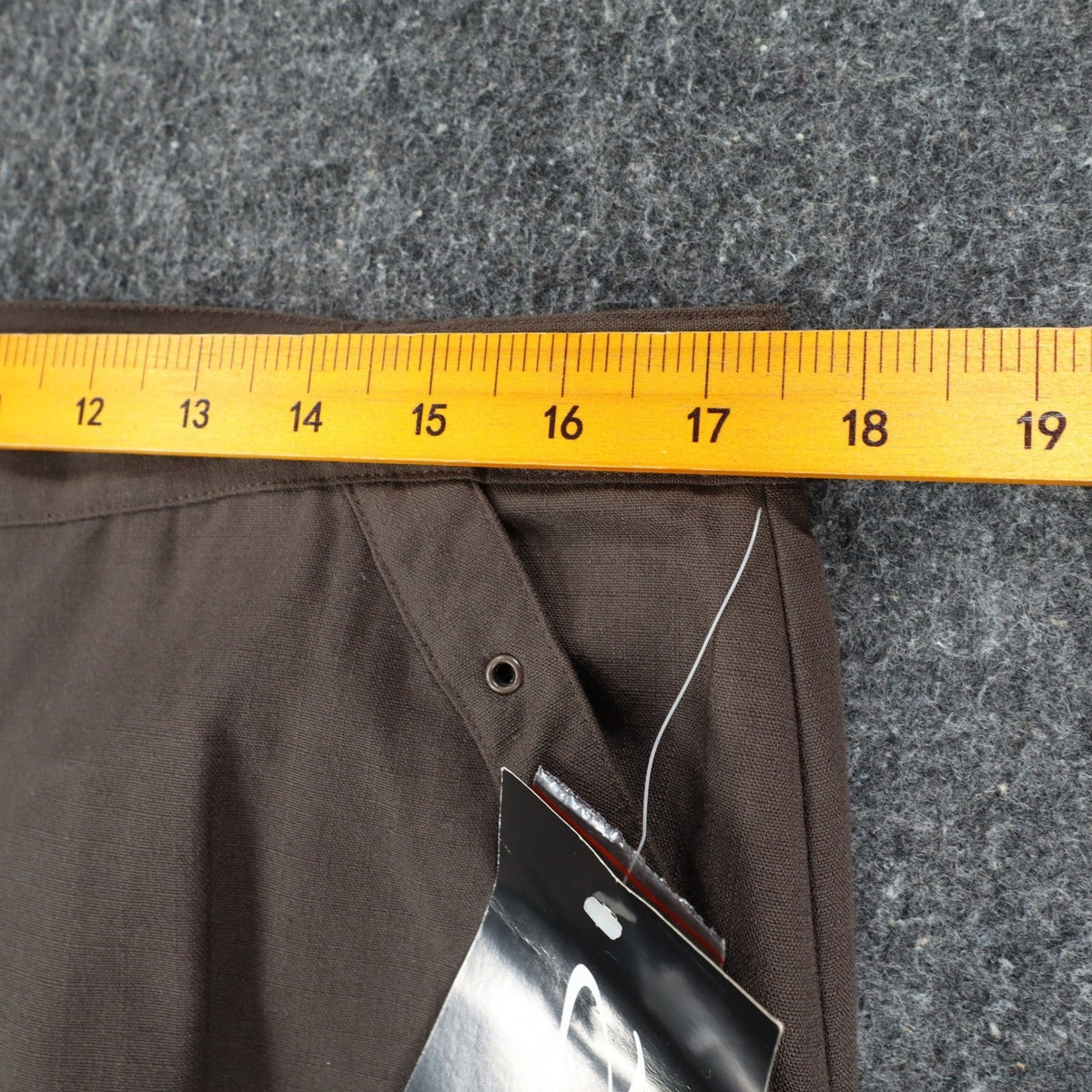 Zoe Pants Womens 16 Taupe Brown Grommet Straight Leg Canada NWT NOS - take2supply