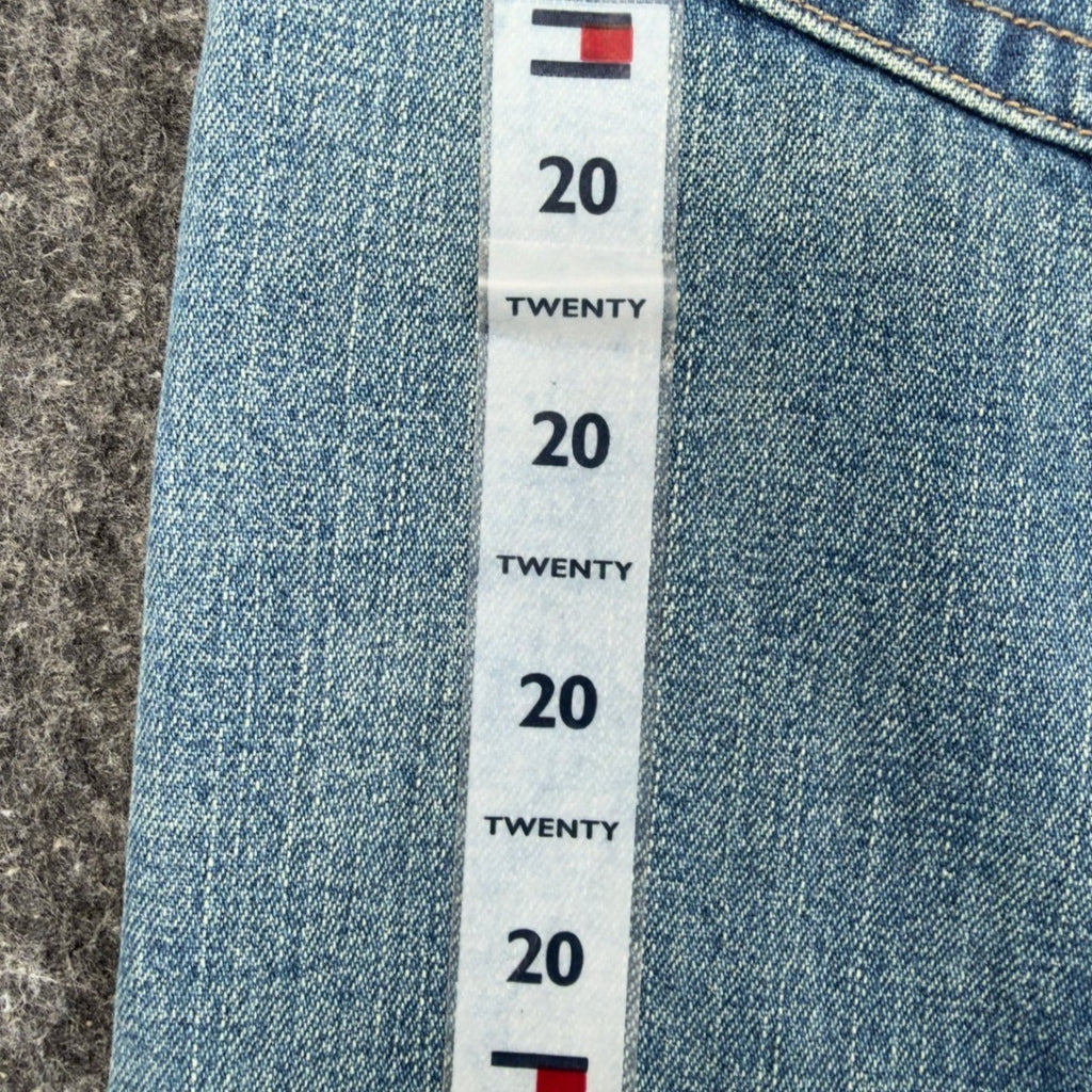 Tommy Hilfiger Y2K Slouch Fit Jeans Boy 20 Blue Cotton NWT Deadstock - take2supply