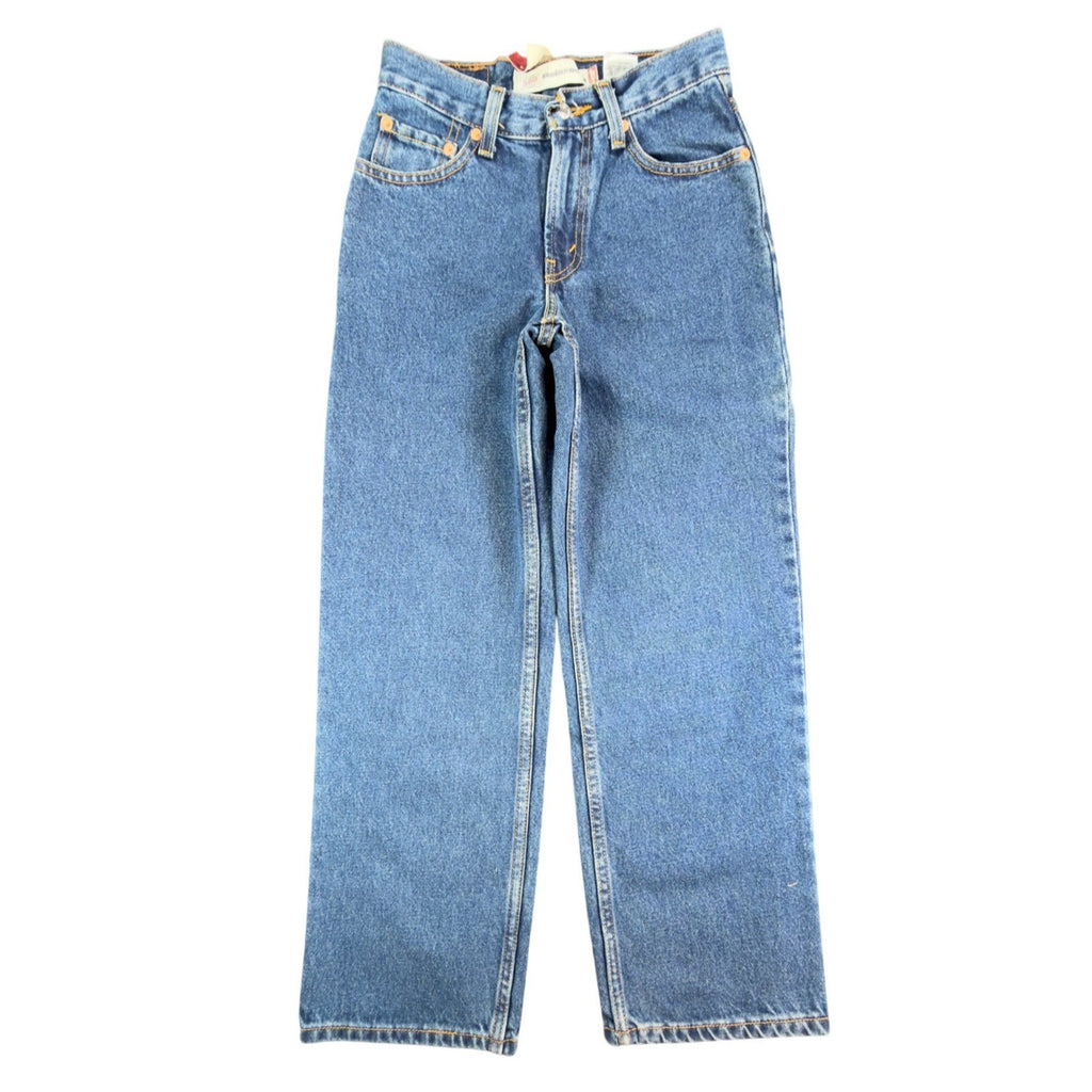 Levi's 550 Boys 14 Slim Medium Wash Cotton Relaxed Fit Vintage Y2K NWT - take2supply