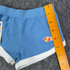 Toddy Winks Vintage 70s Terry Cloth Shorts Baby 6 MO Blue NWT USA - take2supply