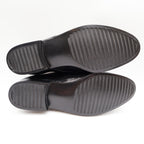 Nunn Bush Lites Dress Shoes Mens 8 M Vintage Black Kidskin Leather Moc Toe 73931 - take2supply