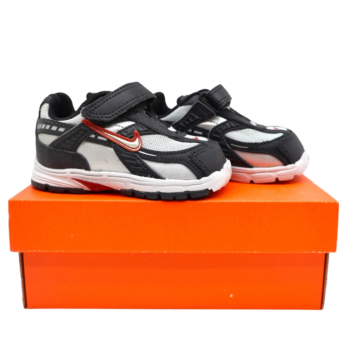 Nike Downshifter S/O TD Toddler 4.5C Vintage 2008 Grey Silver Black 318209-001 - take2supply