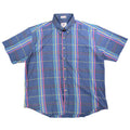 Salmon River Traders 90s Plaid Shirt Mens XL Blue Cotton Blend New C446 - take2supply