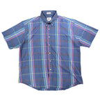 Salmon River Traders 90s Plaid Shirt Mens XL Blue Cotton Blend New C446 - take2supply