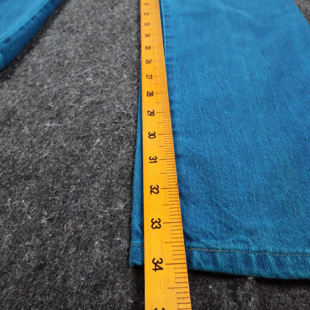 Action West Women Size 9 Vintage Stone Washed Blue Cotton Straight Leg Jeans NWT - take2supply