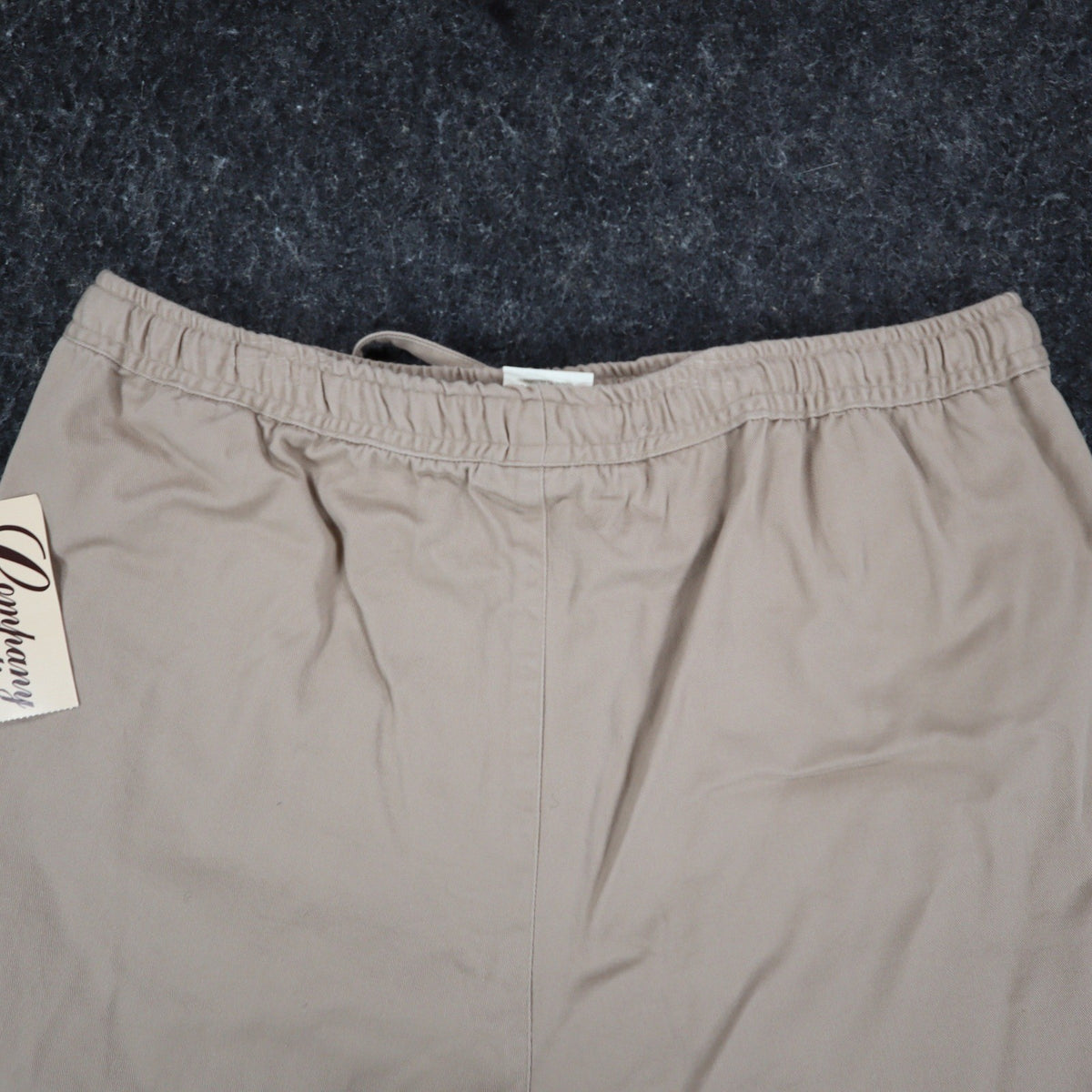 Company Collection Shorts Womens 8 Vintage 90s Khaki Cotton Twill Drawstring - take2supply