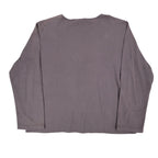 Peanut Butter & Jelly Women XL Brown Cotton Christmas Sleigh Long Sleeve Top - take2supply