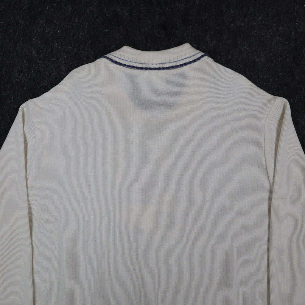 Sport Timer Floral Polo Shirt Womens XL Vintage 90s Cream Made in USA NEW - take2supply