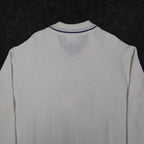 Sport Timer Floral Polo Shirt Womens XL Vintage 90s Cream Made in USA NEW - take2supply
