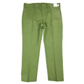 Front view of green Aldens pants