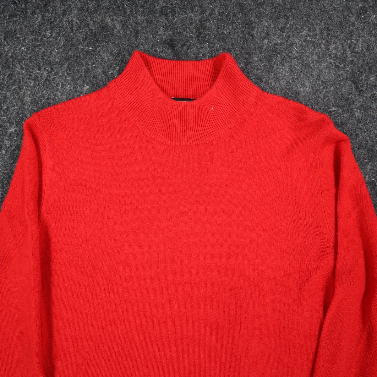 Southern Lady Mock Neck Sweater Womens Small Red Acrylic Knit Top NWT C1217 - take2supply