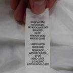 Takara Trench Coat Womens M White Belted Double Breasted Smocked NOS NWT - take2supply