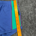 Trend Sport Vintage 80s Running Shorts Boys L 14-16 Blue Cotton Blend NWT - take2supply
