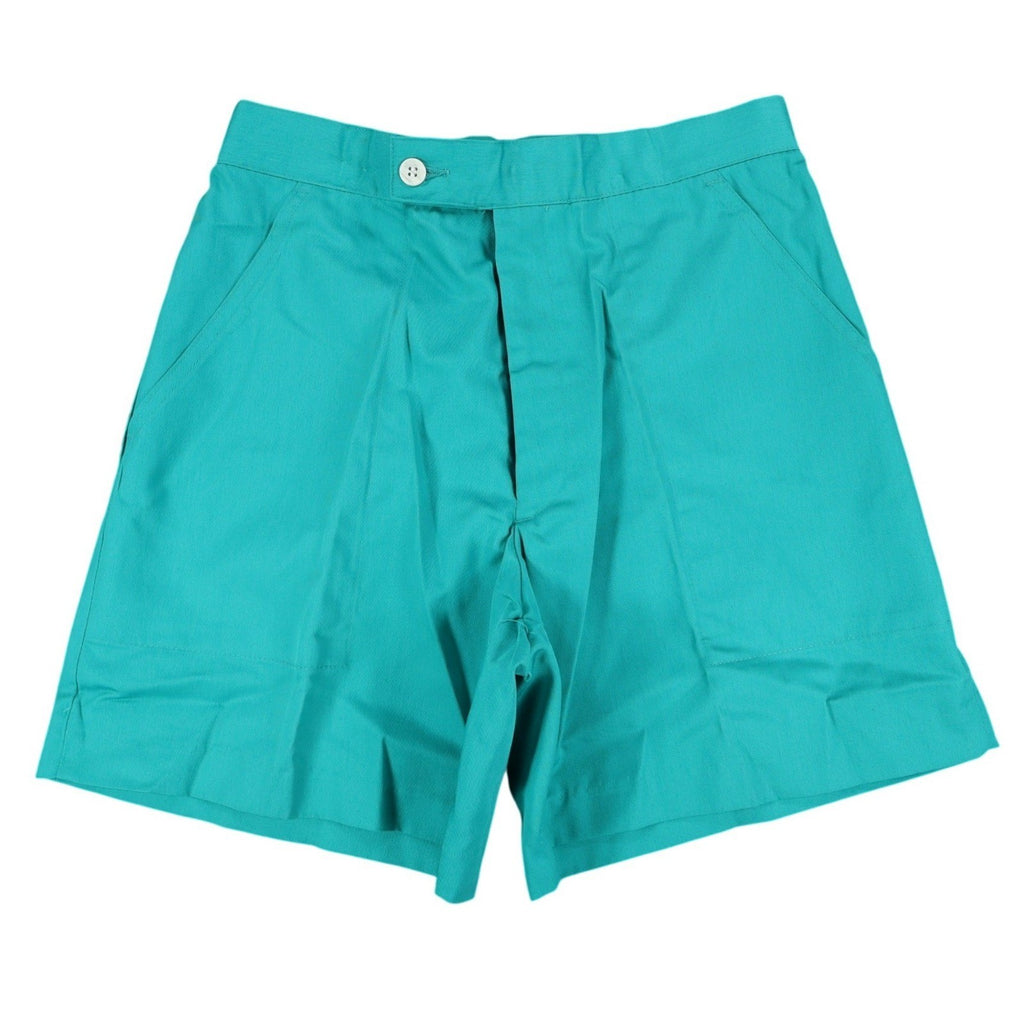 Jantzen Shorts Mens 32 Vintage 90s Teal Green Poly Cotton Deadstock 1M550 - take2supply