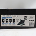 Battle Ops Tactical Boot Mens 10.5 Waterproof Side Zip Black Leather BOPS8001 - take2supply