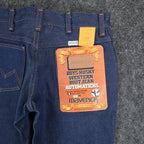 Maverick Boys Jeans Size 8 Husky Vintage Deadstock Indigo Western Bootcut Denim - take2supply