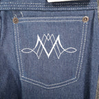 Maverick Straight Leg Jeans Boys 12 Regular Vintage 70s Blue Denim Deadstock USA - take2supply