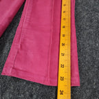Toddly Winks Corduroy Pants Kids 4 Slim Pink Straight Leg USA Deadstock NWT - take2supply