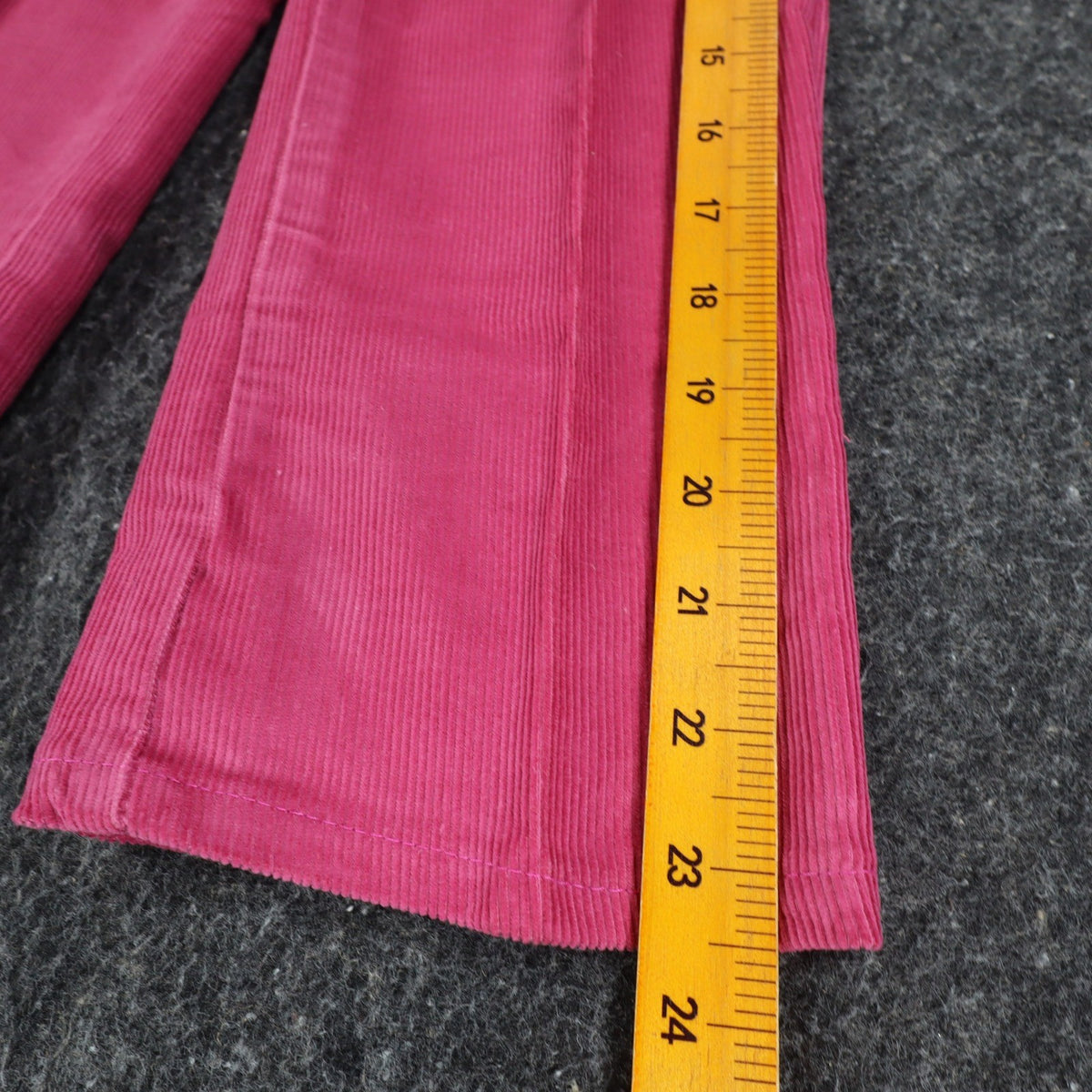 Toddly Winks Corduroy Pants Kids 4 Slim Pink Straight Leg USA Deadstock NWT - take2supply