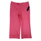 AGB Byer California Capri Pants Womens 10 Coral Cuffed Stretch NWT Deadstock - take2supply