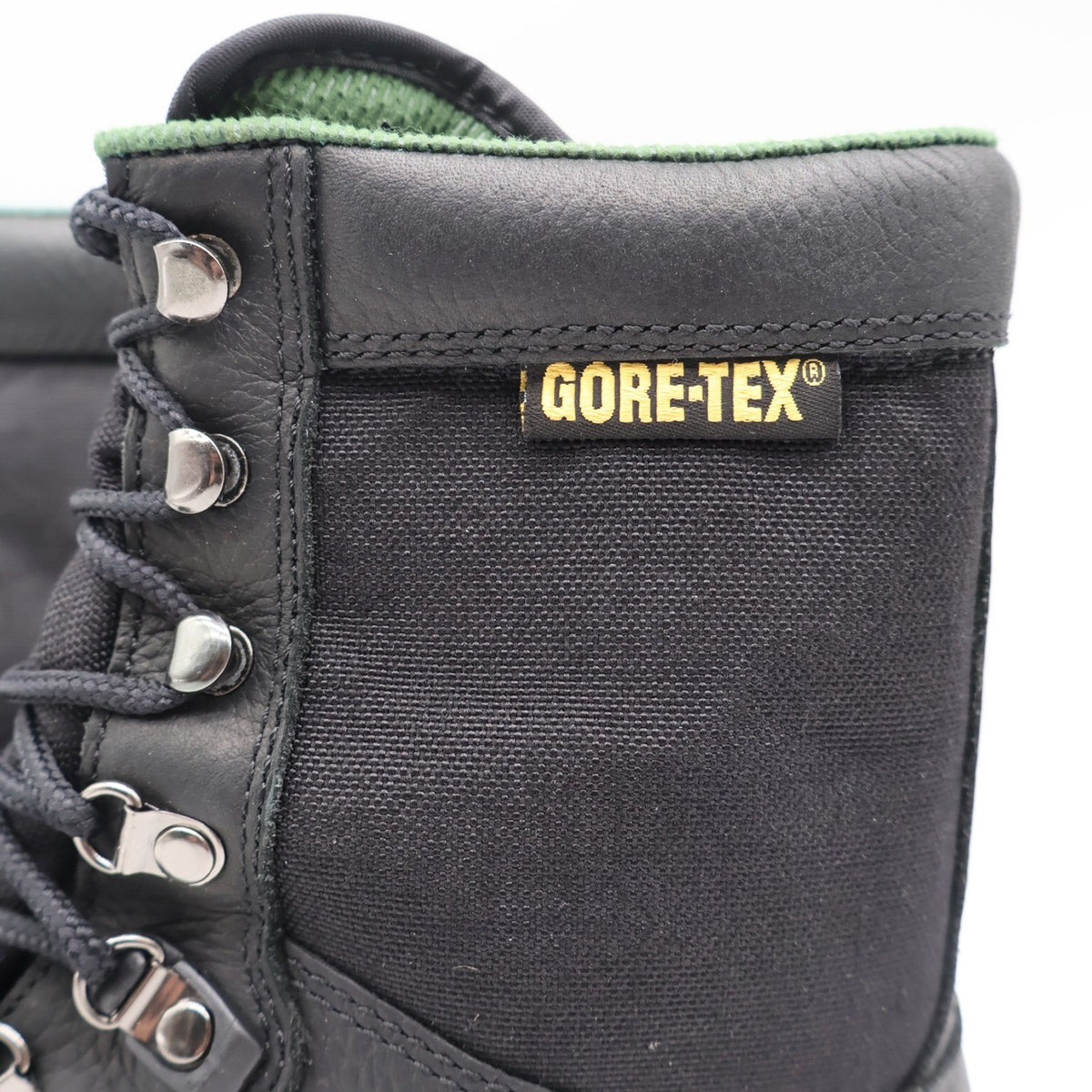 Wolverine Big Horn Boots Mens 8.5 W Vintage Y2K Black Leather Gore-Tex 03851 NEW - take2supply