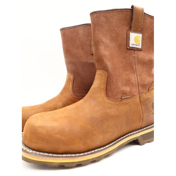 Carhartt Pull-On Boots Mens 11M Brown Nano Composite Toe CMP1453 NIB - take2supply