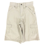 Lee Y2K Pipes Cargo Shorts Boys 7X S Tan Khaki Twill NWT Made in USA - take2supply