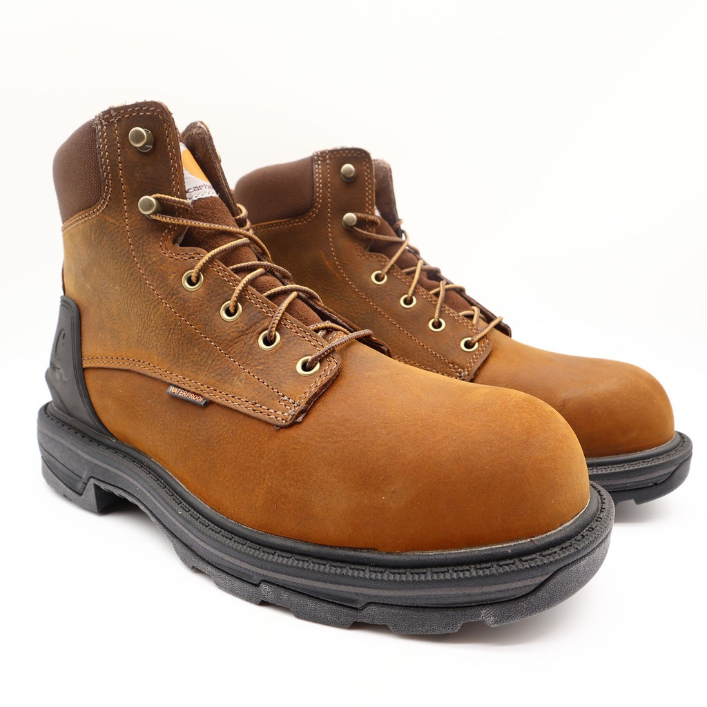 Carhartt Ironwood Work Boot Mens 11 Brown Leather Alloy Toe Waterproof FT6500-M - take2supply