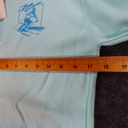 Buffalo Mens Large Vintage Henley Shirt Deadstock USA Made Mint Green Skier L - take2supply