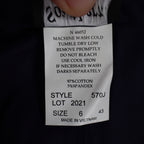 Southern Lady Pants Womens 6 Navy Cotton Stretch Straight Leg Side Zip NWT 570J - take2supply