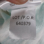 Tribal Jeans Womens M Aqua White Striped Lightweight Hooded Pullover Top NWT - take2supply